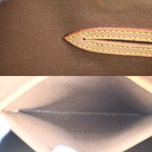 LOUIS VUITTON LV Logo Alma Hand Bag Monogram Leather BN France M51130 86SG484 - Picture 13 of 14